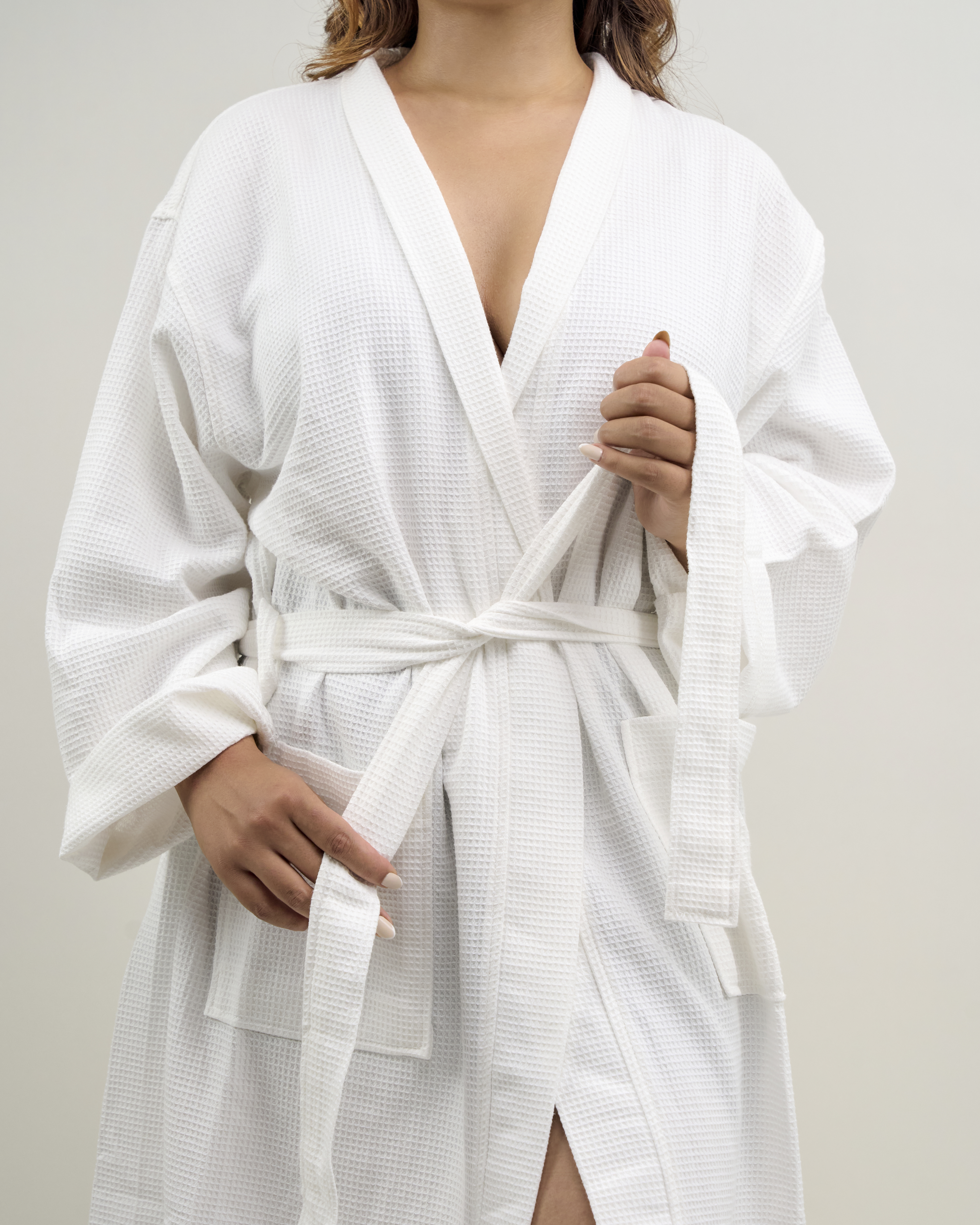 The craftsmanship of Home Kraft — a premium bath robe