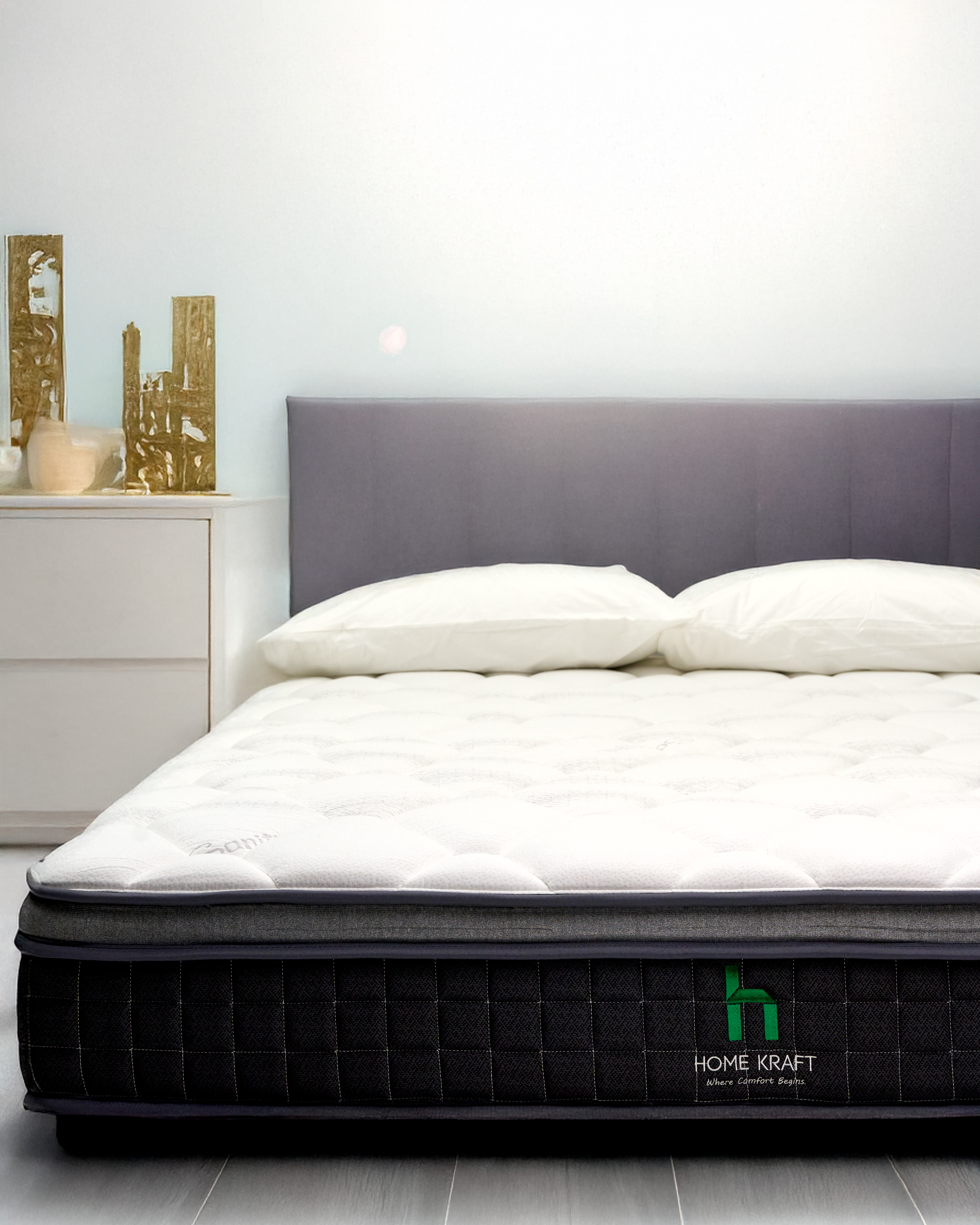 Home Kraft bedroom — serene and beautifully styled